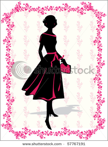 stock-vector-fancy-silhouette-with-floral-frame-57767191 (347x470, 82Kb)