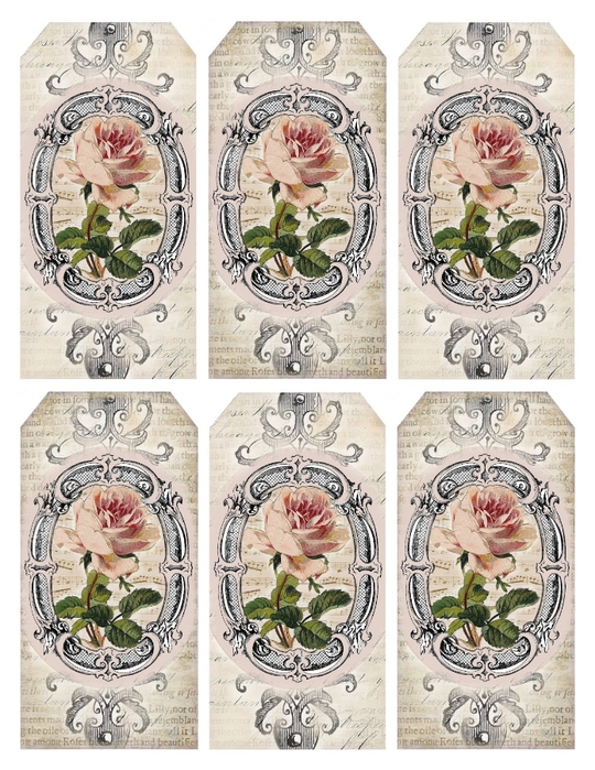 French roses gift tag collage lilac-n-lavender (540x700, 341Kb)