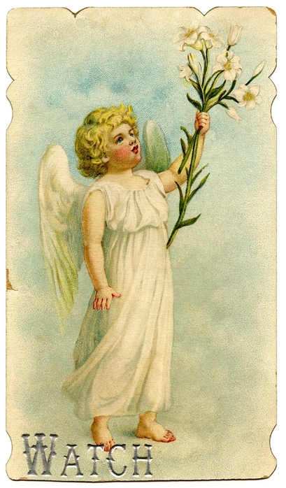 easter angel vintage image--graphicsfairy001b (409x700, 245Kb)