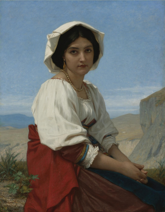 Italian Girl (546x700, 361Kb)