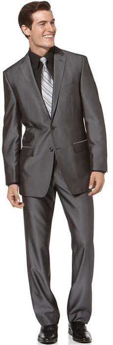 Calvin Klein Suit, Grey Sheen Slim Fit (229x700, 41Kb)
