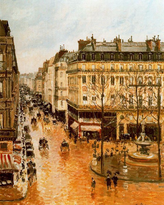 Улица дель Сент-Оноре после полудня. Эффект дождя 1897 (560x700, 176Kb)