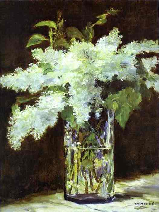Lilac in a Glass. c. 1882. (526x700, 34Kb)