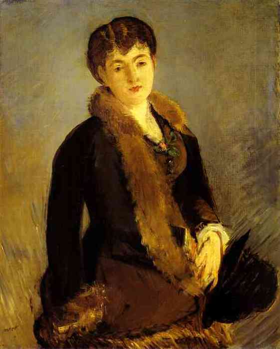 Portrait of Mlle Isabelle Lemonnier. c. 1879-80. (561x700, 21Kb)