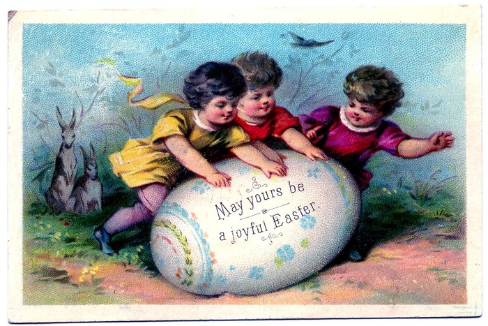 easter egg vintage image--graphicsfairy008 (700x467, 153Kb)