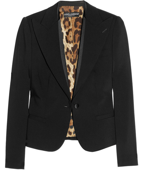 DOLCE & GABBANA Satin-trimmed wool-crepe tuxedo jacket (483x573, 123Kb)