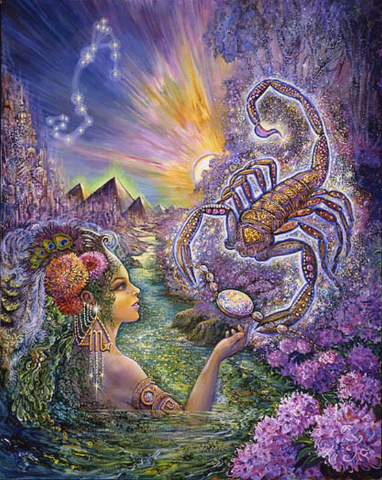 Josephine Wall_Scorpio (556x700, 568Kb)