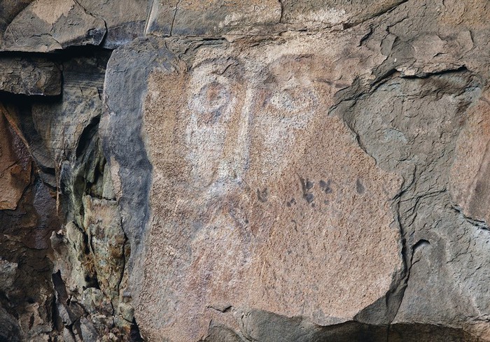 Лик Христа Ахызское ущелье 9 век (700x489, 164Kb)