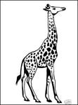  Giraffe stencil (369x498, 32Kb)