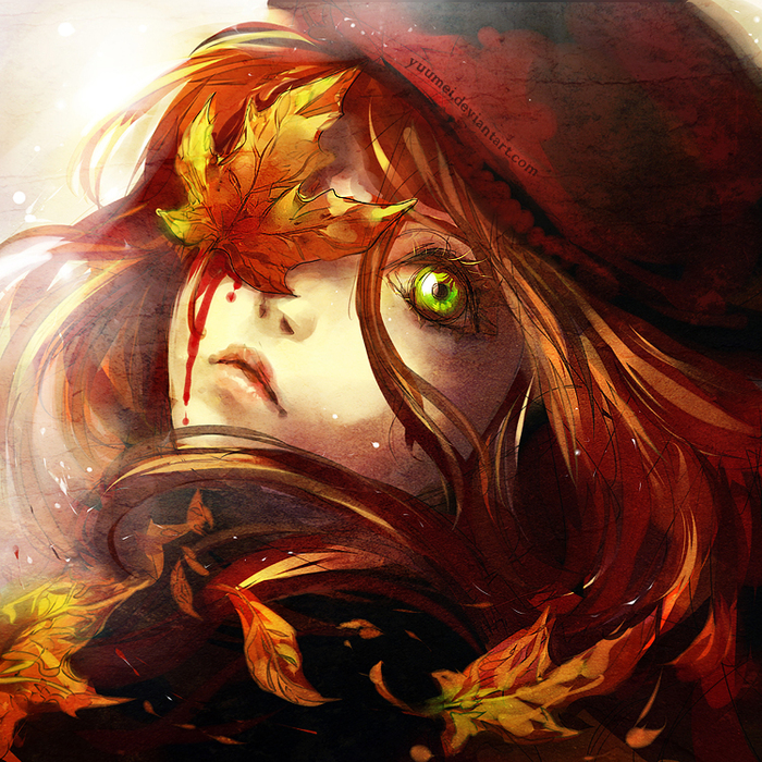 autumn_massacre_by_yuumei-d4ur0z9 (700x700, 660Kb)