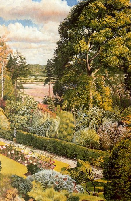 Garden View. Cookham Dene 1938 (455x700, 121Kb)