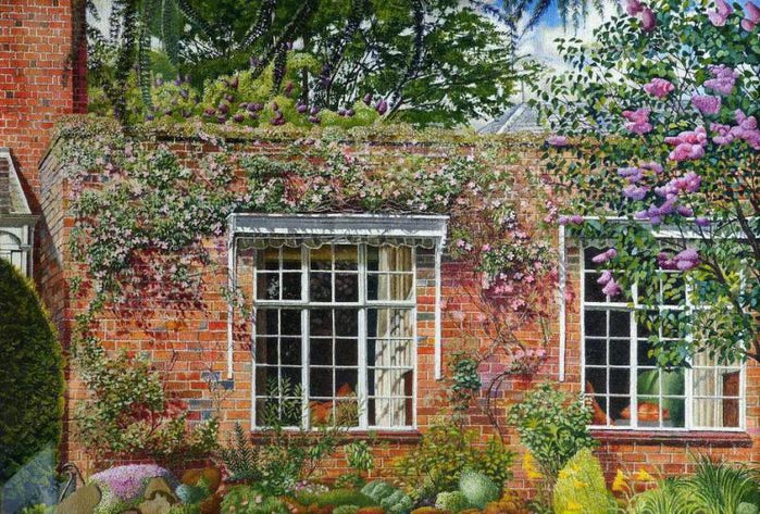 Lilac and Clematis at Englefield (700x473, 119Kb)