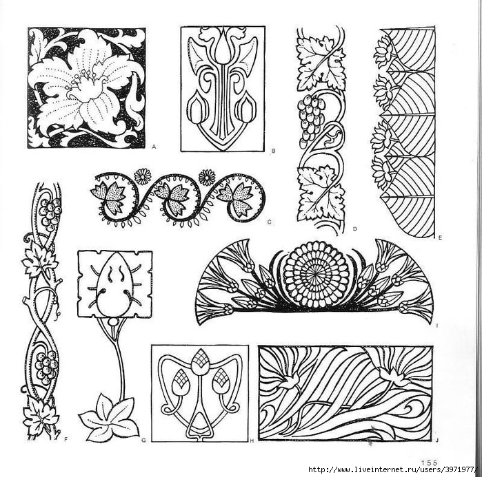 4000 motifs de fleurs et de plantes (143) (700x693, 311Kb)