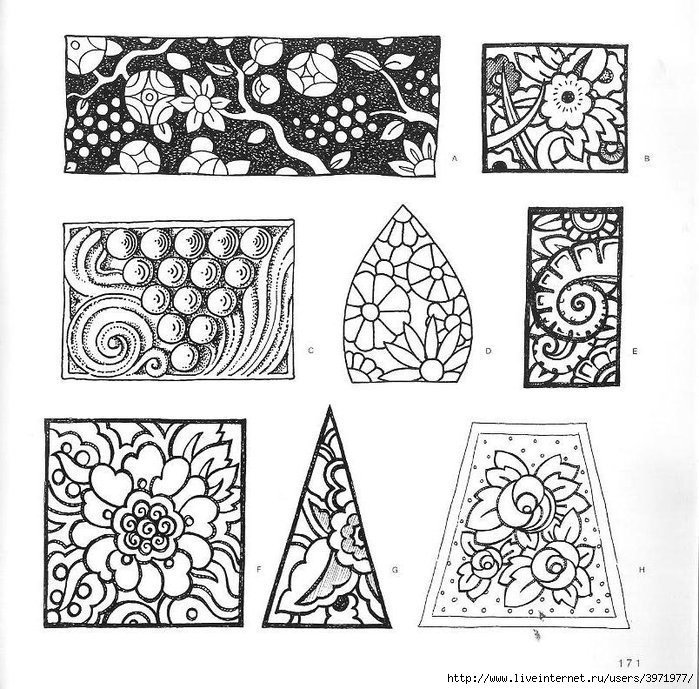4000 motifs de fleurs et de plantes (159) (700x689, 327Kb)