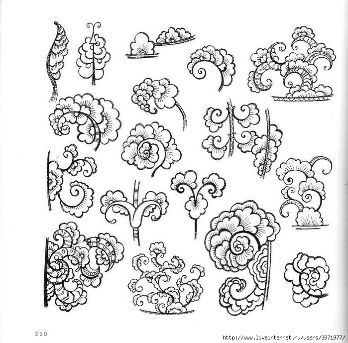 4000 motifs de fleurs et de plantes (238) (700x689, 292Kb)