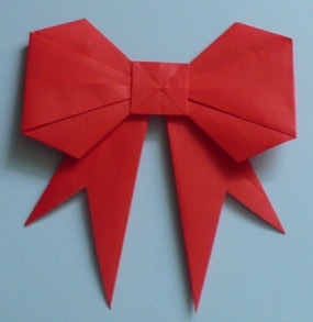 Origami Paper Bow Tutorial (285x293, 53Kb)