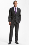  BOSS Black 'Jam-harp' Trim Fit Grey Virgin Wool Suit (456x700, 79Kb)