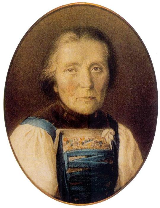 Frau Eva Winterhalter (1765-1838), née Fräulein Mayer, Mother of the Artist, c. 1823 (540x700, 57Kb)