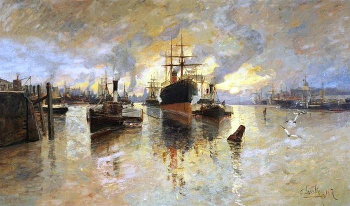 Порт Глазго, 1887 (700x413, 100Kb)