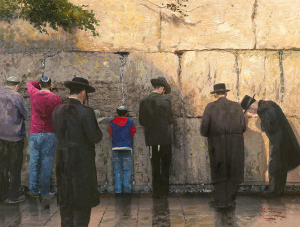 The Wailing Wall, Jerusalem (600x454, 112Kb)