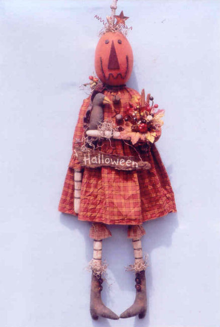 Halloween Pumpkin Girl (437x650, 47Kb)