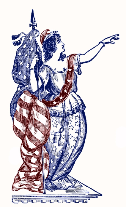 lady liberty vintage graphicsfairy008c (424x700, 181Kb)