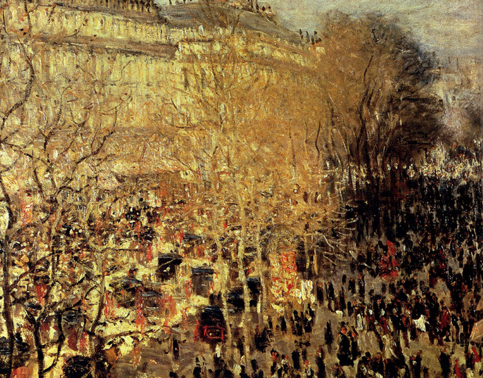 Boulevard Des Capucines (detail), 1873 (700x547, 729Kb)
