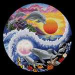  Sun and Moon Dolphins (354x354, 23Kb)