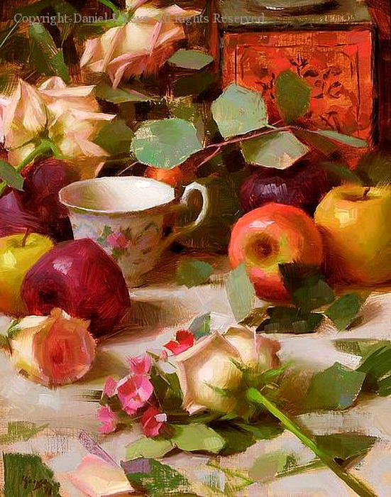 Apples and Roses (551x700, 192Kb)