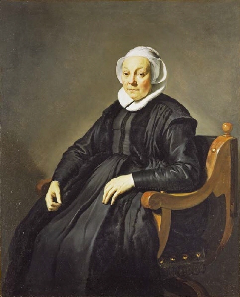 Portrait of an Elderly Woman (483x599, 130Kb)