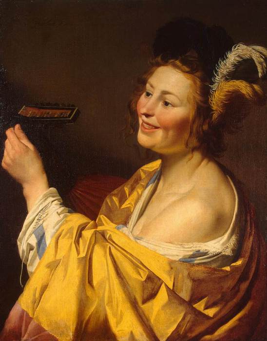 Lute Player. 1624. The Hermitage, St. Petersburg (548x700, 42Kb)