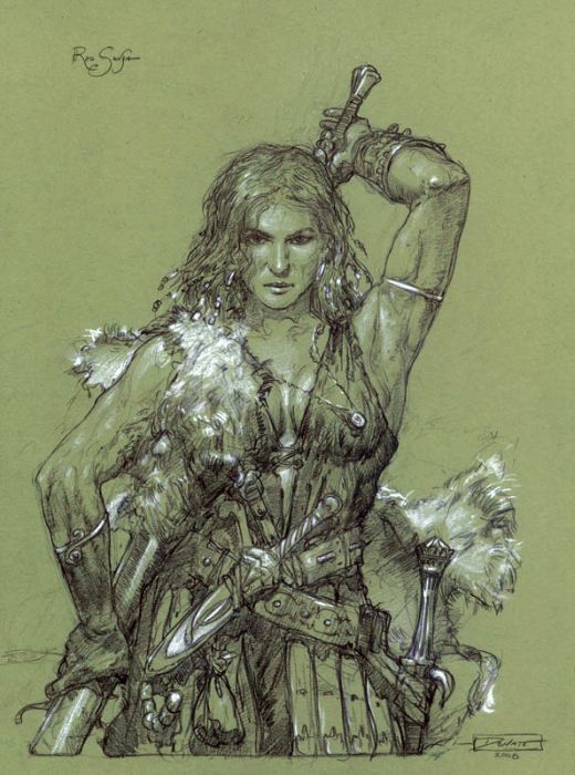 053  ,   (red sonja white fur) (520x700, 96Kb)