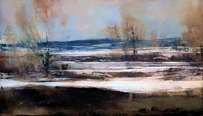 Quietly Flowing River - Winter low res (700x401, 97Kb)