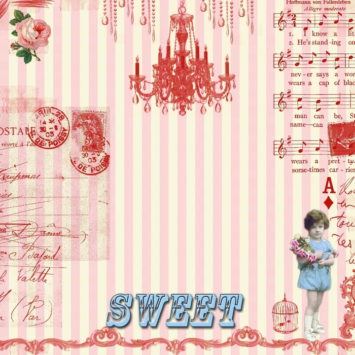 free digital scrapbook paper_sweet pink collage (700x700, 354Kb)