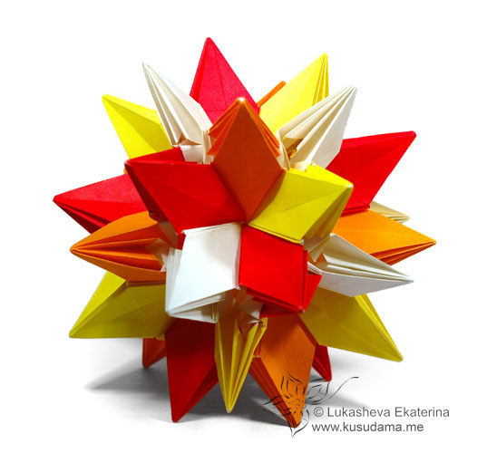 Крокус кусудама. Крокусы оригами. Цветок памяти крокус оригами