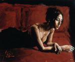  Renee_on_Bed_Study_in_Red (634x528, 38Kb)