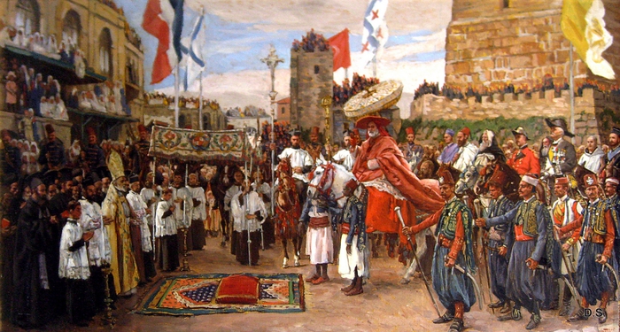 Pape a Jerusalem, 1890 (700x375, 273Kb)