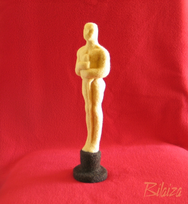Статуэтка именной Оскар с гравировкой (Пластик) с твоим поздравлением