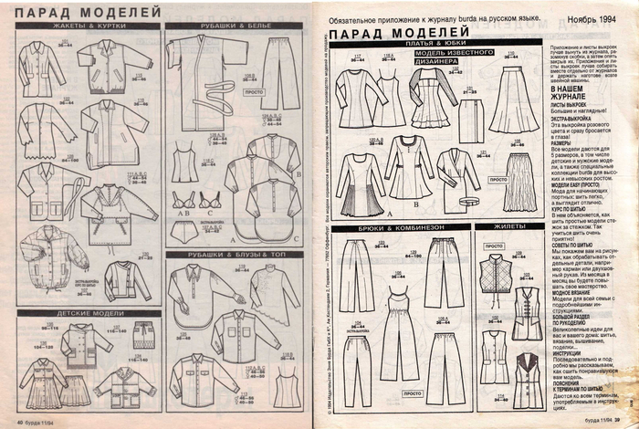 Бурда 1996 технические рисунки