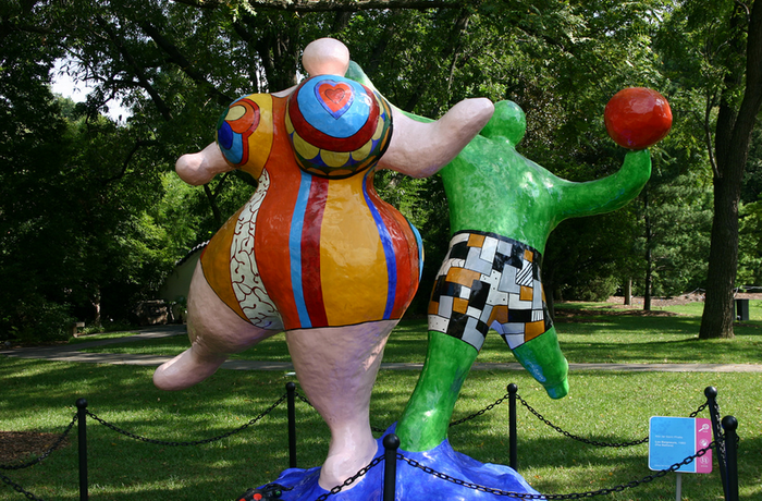 All sizes  Niki de Saint Phalle sculpture at the Missouri Botanical Garden, in St. Louis  Flickr - Photo Sharing! (700x460, 675Kb)