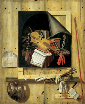 Gijsbrechts%2C_Cornelius_N__-_Trompe-l%27%C5%93il_mit_Atelierwand_und_Vanitasstillleben_-_1665 (286x350, 30Kb)