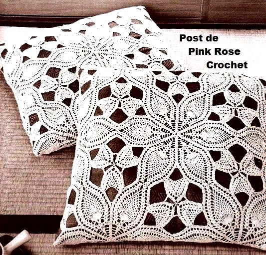 Almofada Flor Abacaxi - PRose Crochet (533x511, 150Kb)