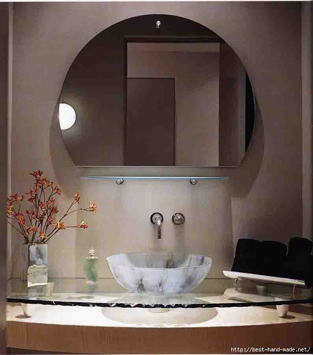 Interior design  bathroom mirror   (617x700, 191Kb)