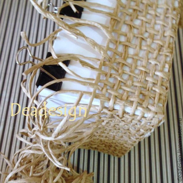 Плетение корзины из обычного шпагата