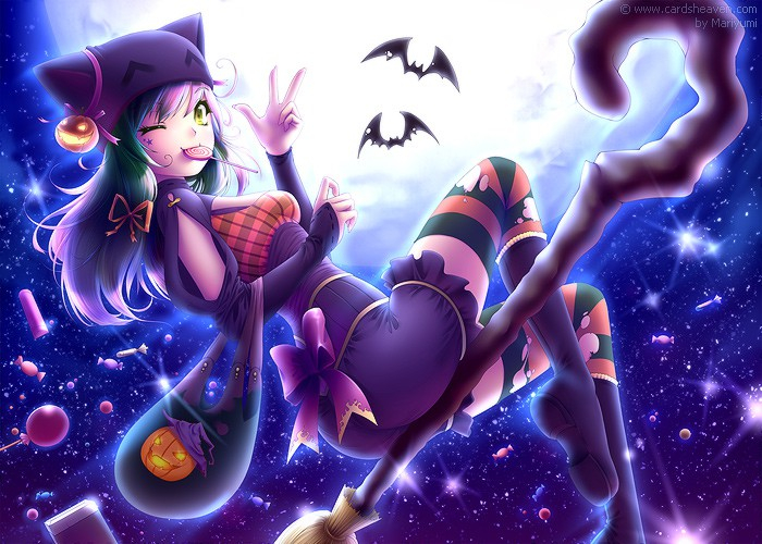 38374661_Cute_neko_witch_by_Mariyumi (700x500, 414Kb)