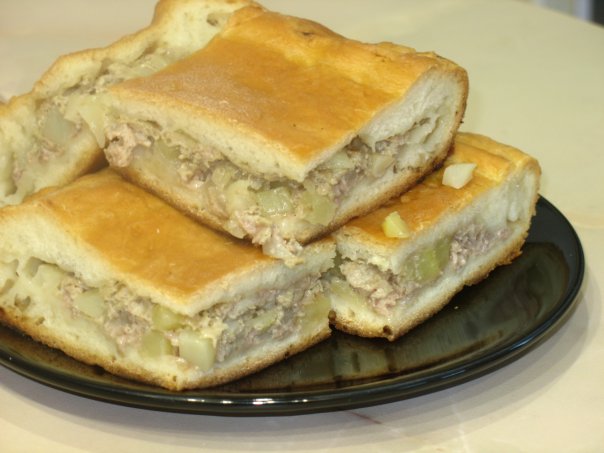Пирог С Мясом В Мультиварке Фото