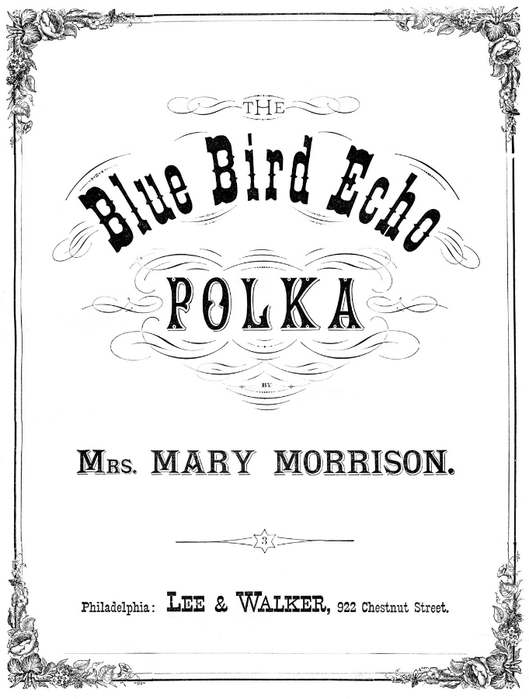 blue bird polka vintage image graphicsfairybw1sm (529x700, 138Kb)