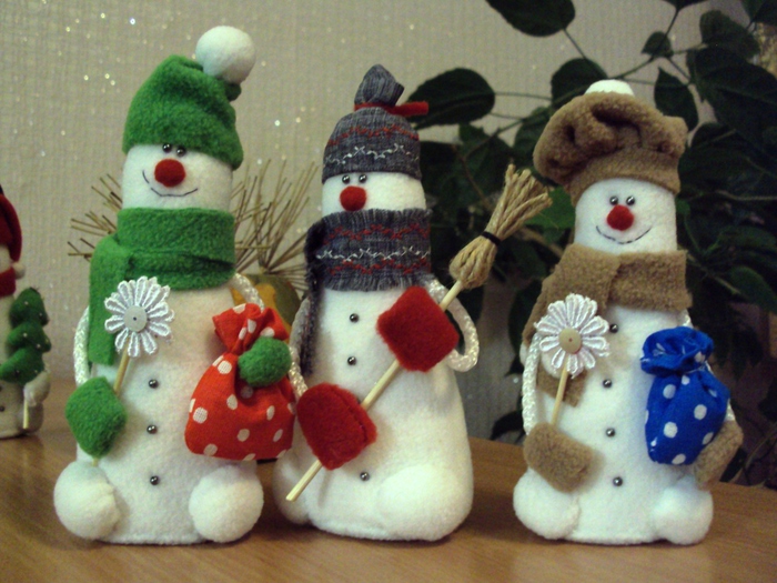 Картинки снеговиков своими руками