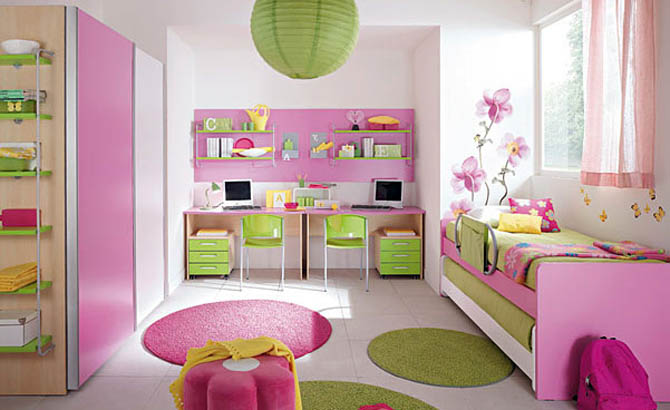 Kids-Room-Cute-Pink-Stylish-Interior (670x410, 74Kb)