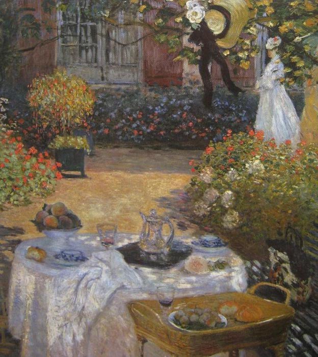 Картина моне пикник